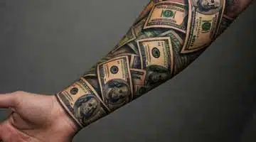 money-tattoo-menu